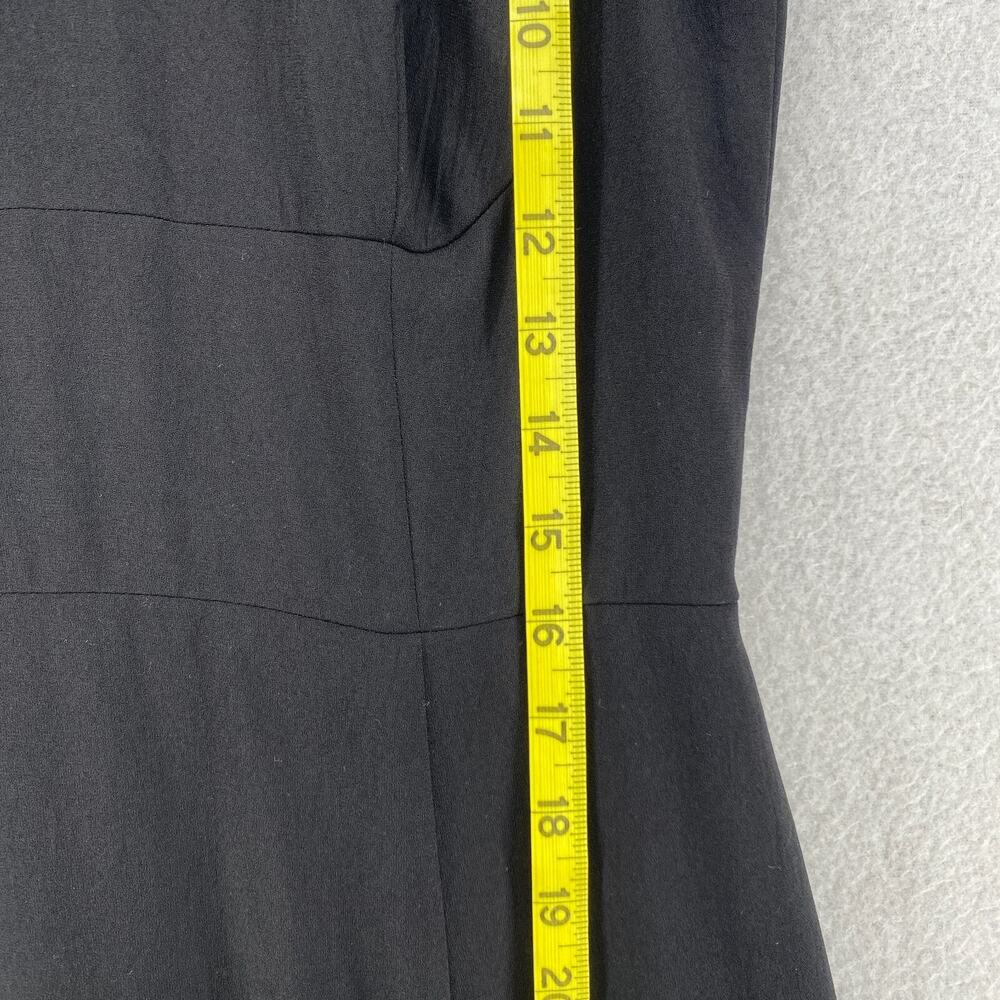 PRADA MILANO Dress 42 S Silk Blend Sheath Sleeveless Career Workwear Black - Picture 12 of 15